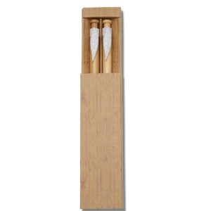 14855 Conjunto Caneta e Lapiseira Bambu