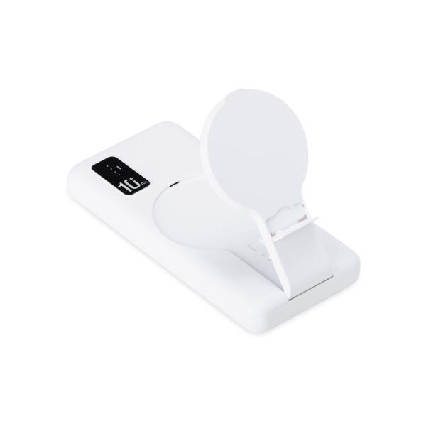 4051-BCO Power Bank 10.000mAh com Carregamento via Indução ou via Cabo