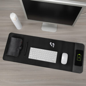 04061-pre Desk Pad com carregamento por indução